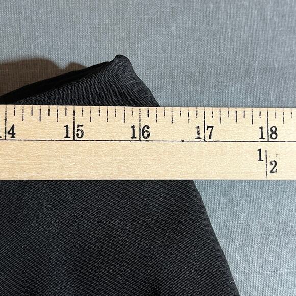 Eileen Fisher Skirt Womens Medium Black Unlined Lightweight Career Business Work - Picture 11 of 11